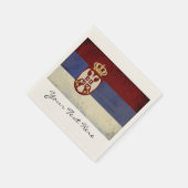 Serbien Flag Party Napkins Serviette (Ecke)