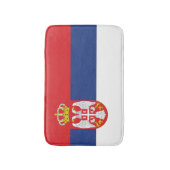 Serbien-Flagge Badematte (Vorderseite Vertikal)