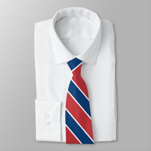 Serbien Flagge Elegant Patriotic Neck Tie Krawatte (Gebunden)