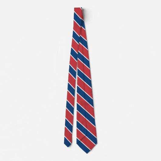 Serbien Flagge Elegant Patriotic Neck Tie Krawatte (Rückseite)
