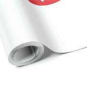 Serbien-Flagge Geschenkpapier (Rolleneckpunkt)