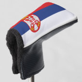 Serbien-Flagge Golf Headcover (3/4 Vorderseite)