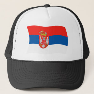 Serbien Flagge Hut Truckerkappe