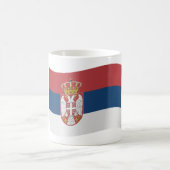 Serbien-Flagge Kaffeetasse (Mittel)