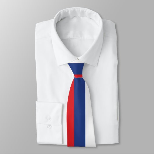 Serbien-Flagge Krawatte (Gebunden)