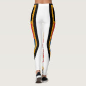 Serbien-Flagge Leggings (Rückseite)