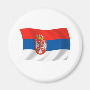 Serbien Flagge Magnet