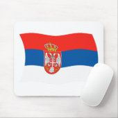 Serbien Flagge Mauspad (Mit Mouse)