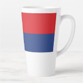 Serbien-Flagge Milchtasse (Rechts)