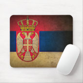 Serbien-Flagge Mousepad (Mit Mouse)