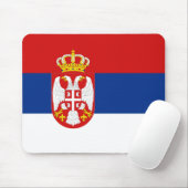 Serbien-Flagge Mousepad (Mit Mouse)