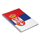 Serbien-Flagge Notizblock (Rechte Seite)