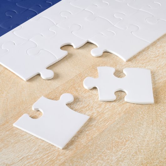 Serbien-Flagge Puzzle (Seite)