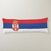 Serbien-Flagge Seitenschläferkissen (Rückseite)