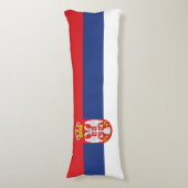 Serbien-Flagge Seitenschläferkissen (Vorderseite Vertikal)