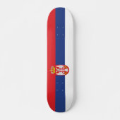 Serbien-Flagge Skateboard (Vorne)