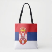 Serbien-Flagge Tasche (Vorderseite)