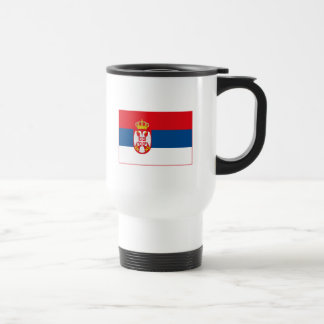 Serbien-Flaggen-(helle) Tasse