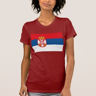 Serbien-Flaggen-T - Shirt