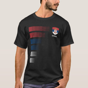 Serbien Flaggenemblem Patriotic Serbiens Nationals T-Shirt