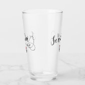 Serbien Flaggenherz, Republika Srbija Glas (Rechts)