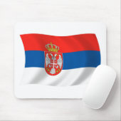 Serbien-Flaggenmousepad Mousepad (Mit Mouse)