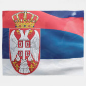 Serbien Fleecedecke (Vorderseite (Horizontal))