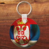 Serbien Fußball Schlüsselanhänger (Vorderseite)