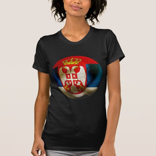 Serbien-Fußball T-Shirt (Vorderseite)