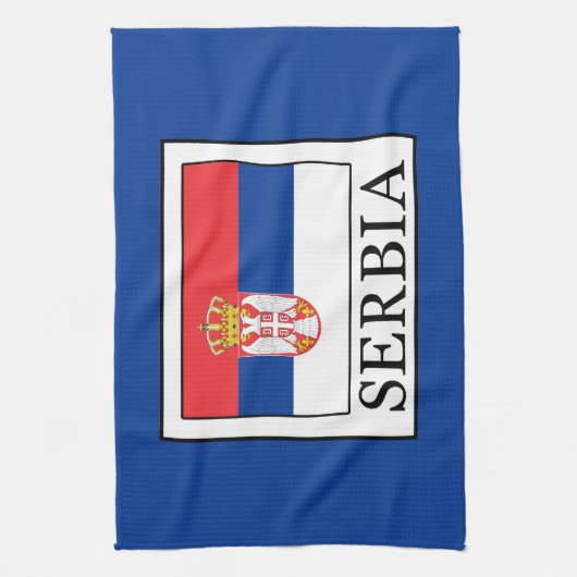Serbien Geschirrtuch (Vertikal)