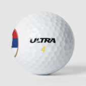 Serbien Golfball (Logo)