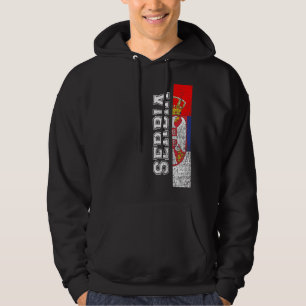 Serbien Heritage Pride Country Support serbische F Hoodie