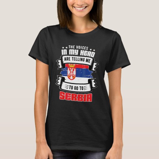 Serbien in meinem Kopf T-Shirt (Vorderseite)