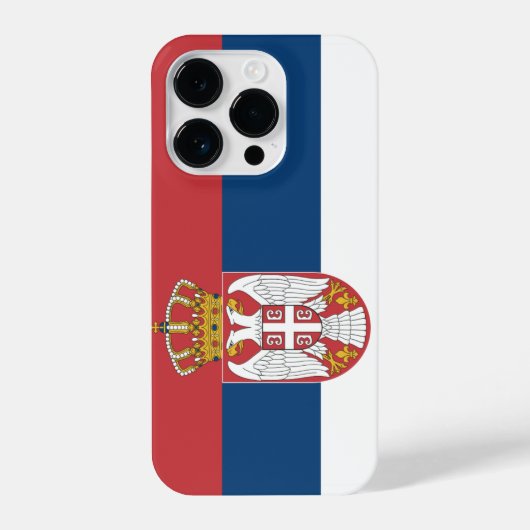 Serbien iPhone Hülle (Rückseite)