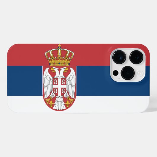 Serbien iPhone Hülle (Rückseite (Horizontal))