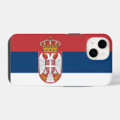 Serbien iPhone Hülle (Rückseite (Horizontal))