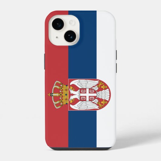 Serbien iPhone Hülle (Rückseite)