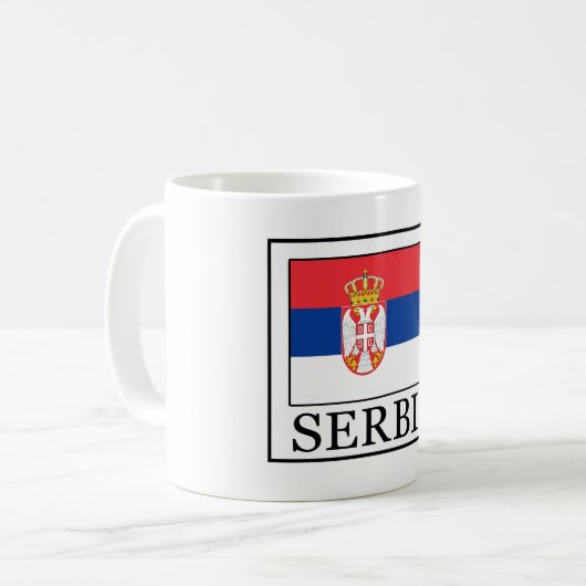 Serbien Kaffeetasse (Vorderseite Links)