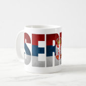 Serbien Kaffeetasse (Vorderseite Links)