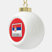Serbien Keramik Kugel-Ornament (Rechts)