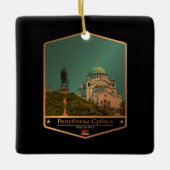 Serbien Keramikornament (Vorderseite)