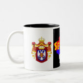 Serbien/Kosovo Zweifarbige Tasse (Links)