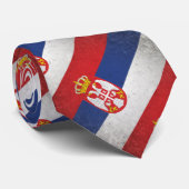 Serbien Krawatte (Gerollt)