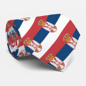 Serbien Krawatte, Mode-serbisches Flaggengeschäft Krawatte (Gerollt)