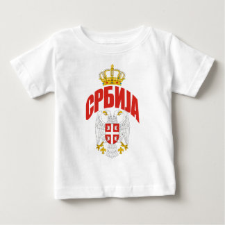 Serbien-kyrillische Schrift Baby T-shirt
