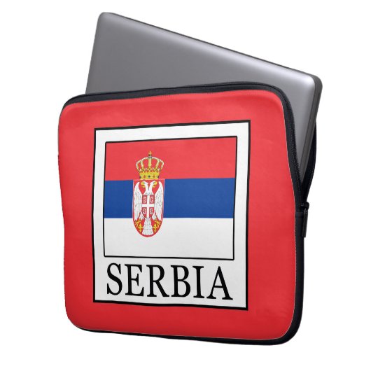 Serbien Laptopschutzhülle (Vorderseite Links)