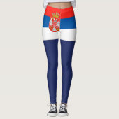 Serbien Leggings (Vorderseite)