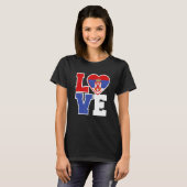 Serbien Liebe Serbe Jersey Jebiga Brate Serbas T-Shirt (Vorne ganz)