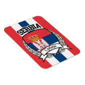 Serbien Magnet (Rechte Seite)