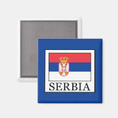 Serbien Magnet (Vorderseite/Rückseite)